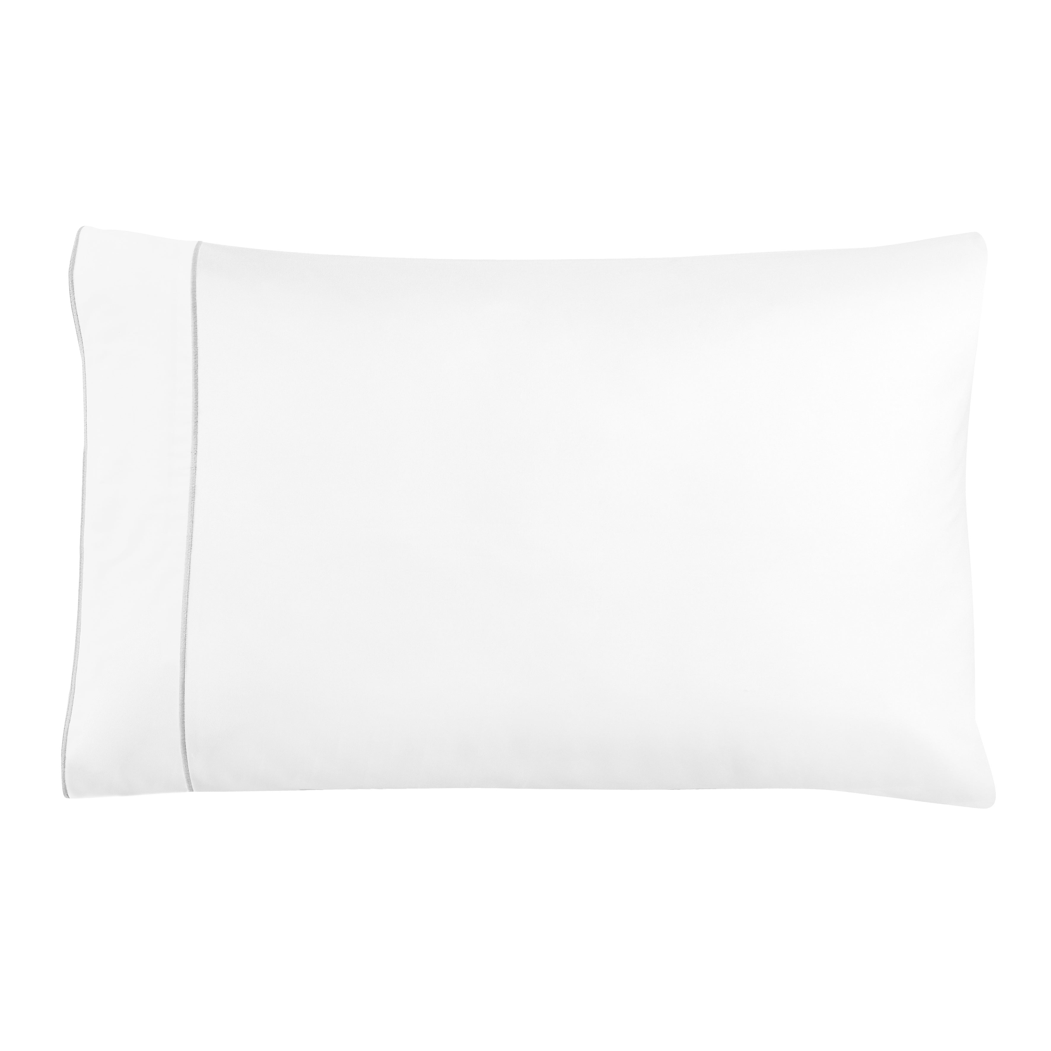 600 Thread Framed Sateen Embroidered Cotton Pillowcase Pair