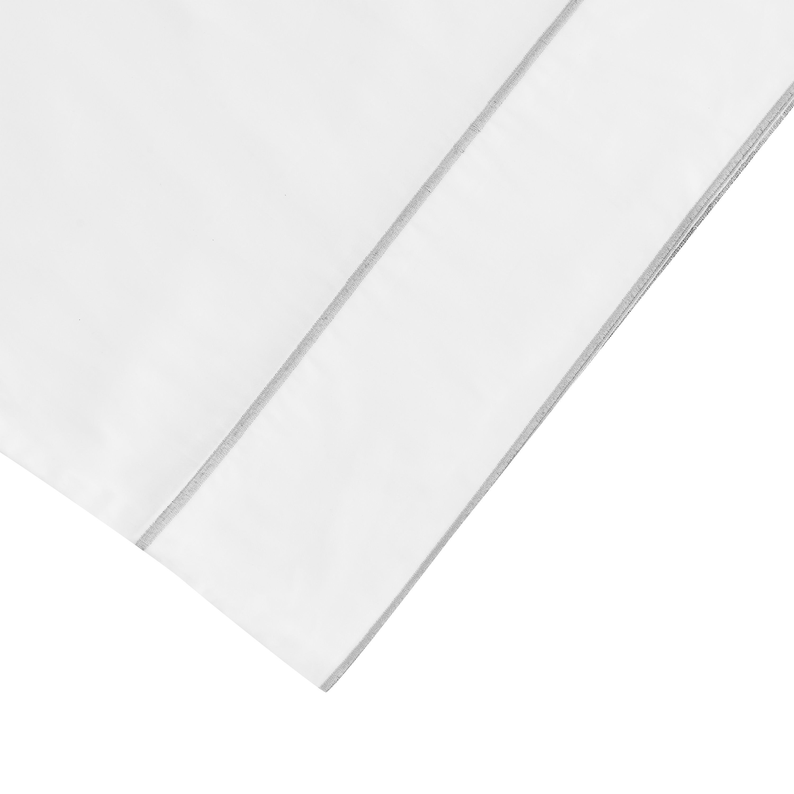 600 Thread Framed Sateen Embroidered Cotton Pillowcase Pair