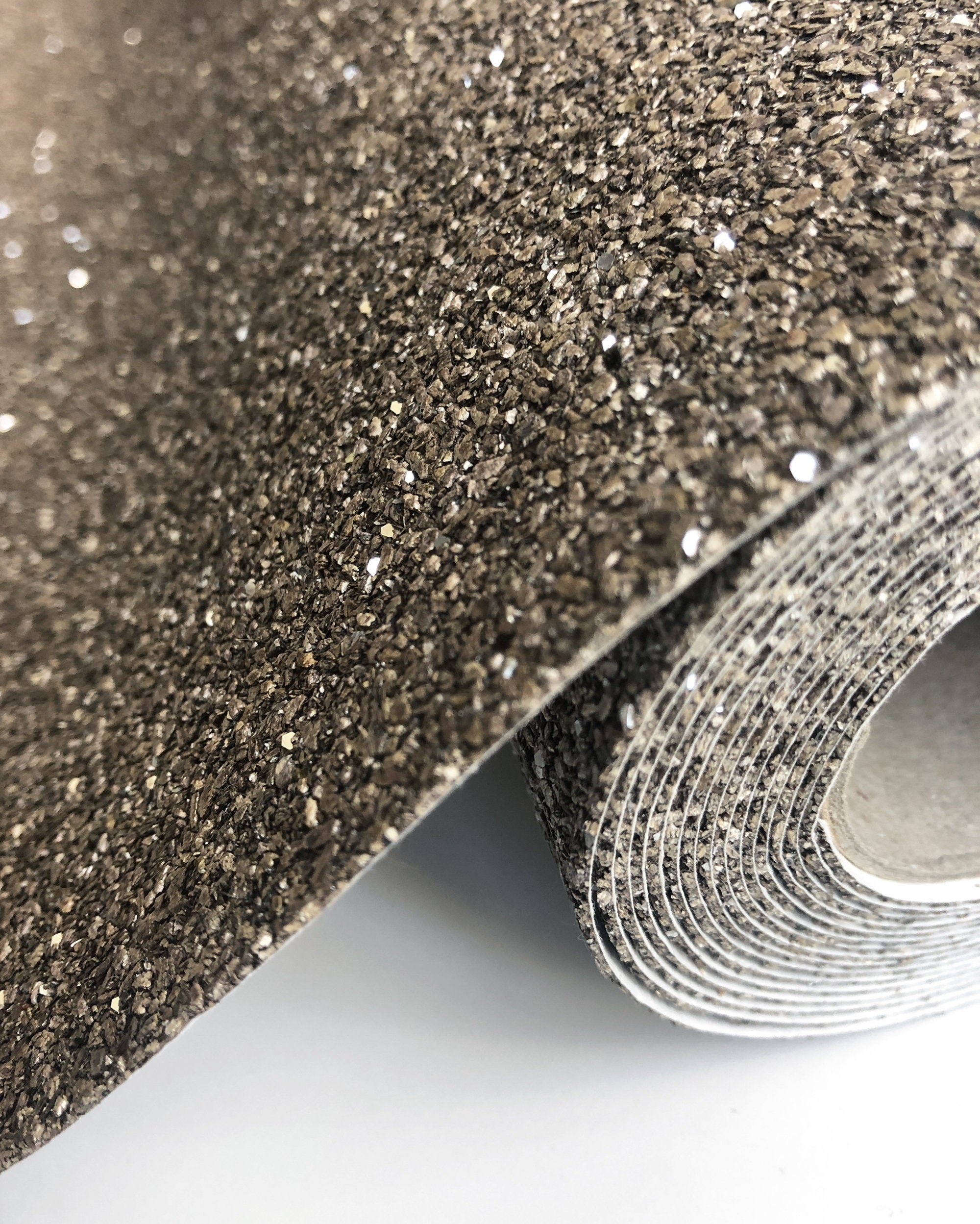Mica Grasscloth Warm Stone Unpasted Wallpaper