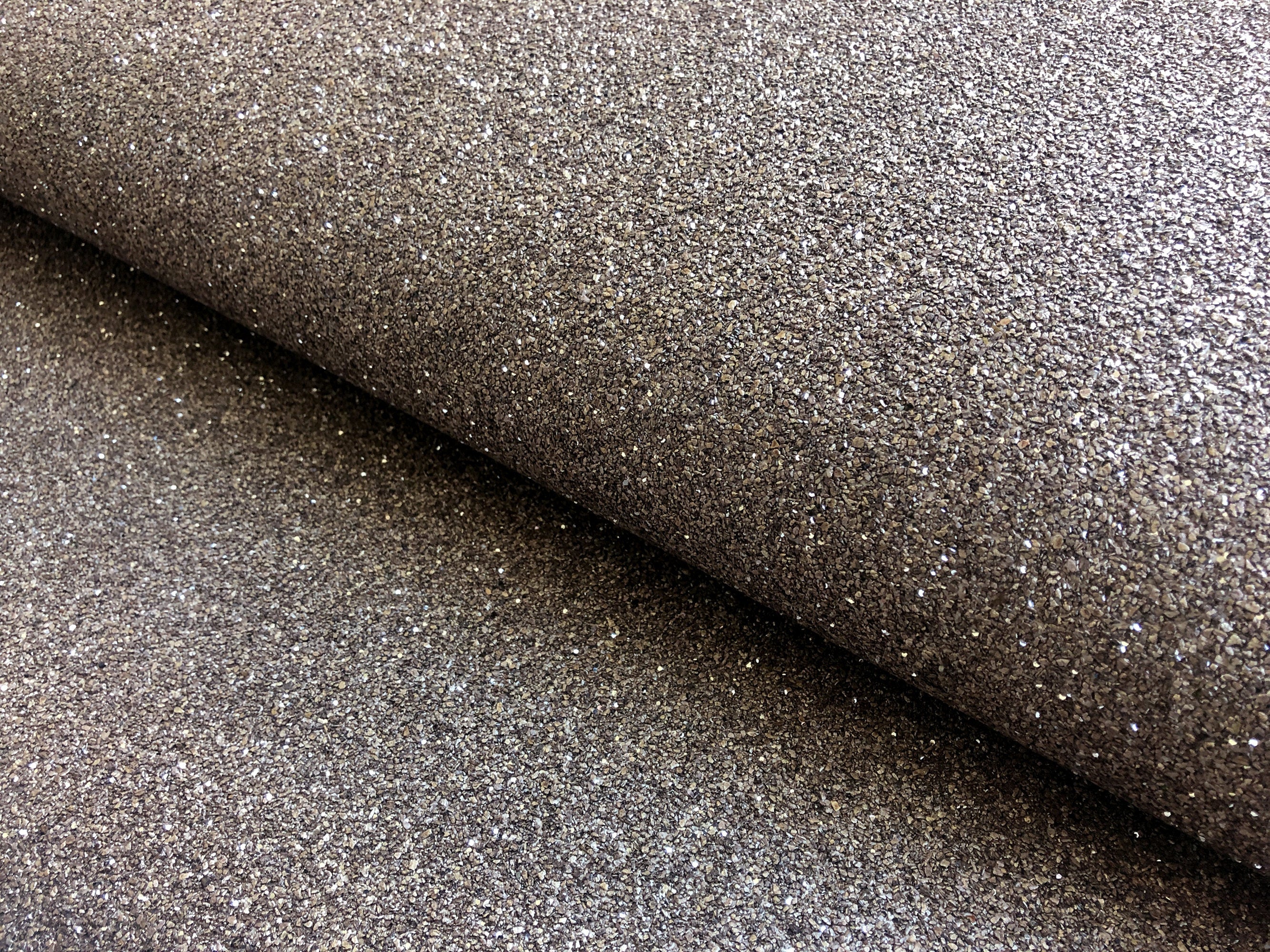 Mica Grasscloth Warm Stone Unpasted Wallpaper
