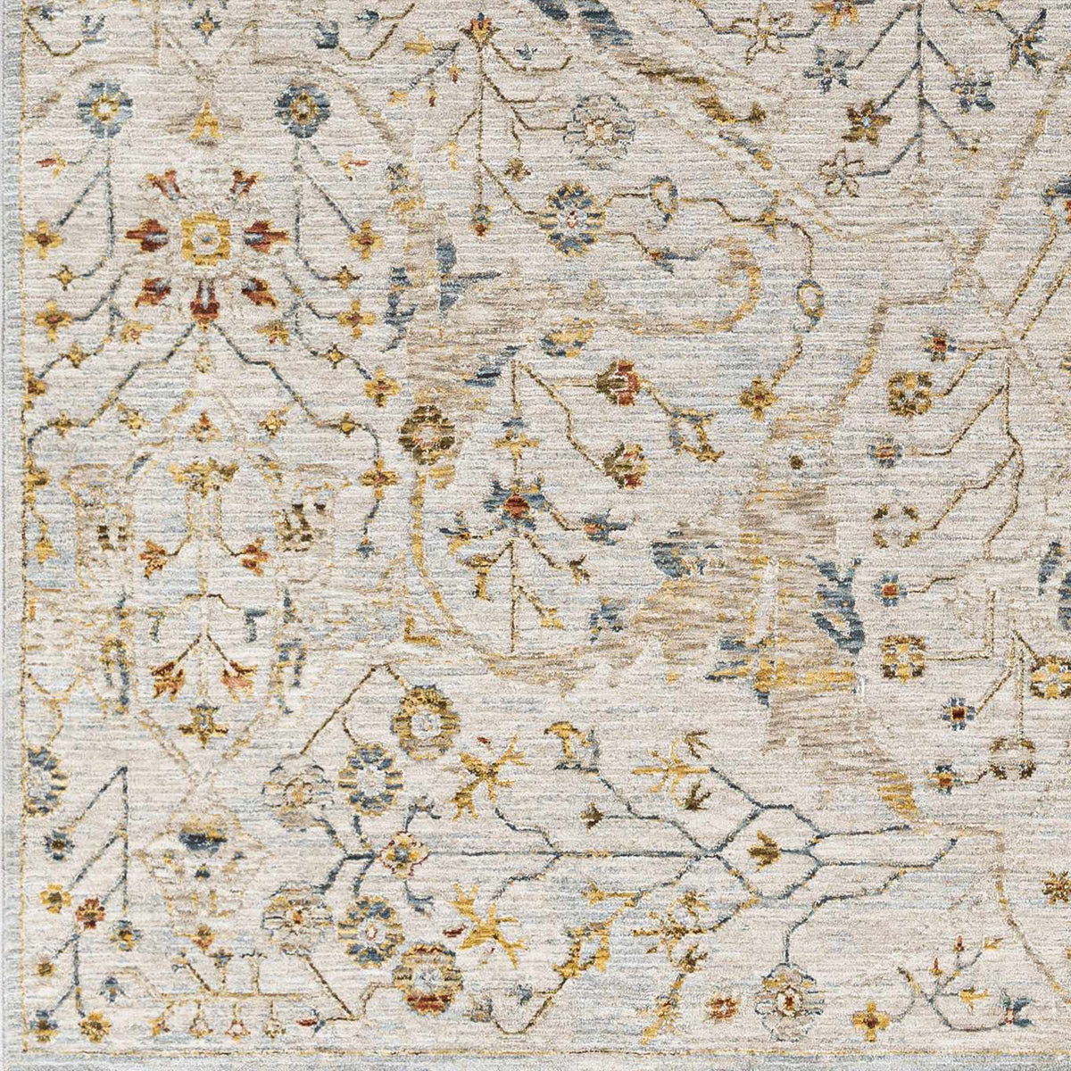 Kabungahan Oushak Style Floral Rug