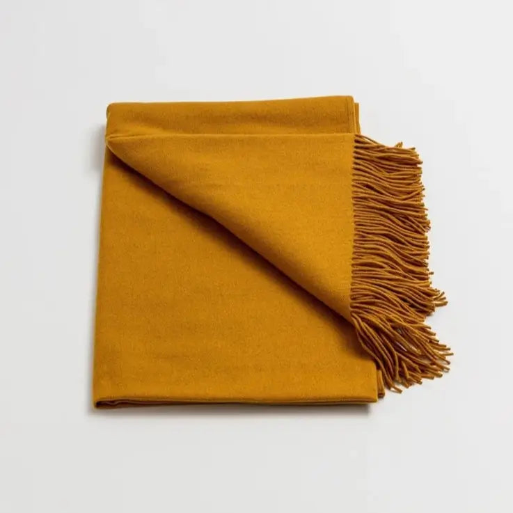 Cashmere Throw Blanket - 55"x74"