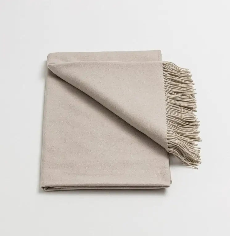 Cashmere Throw Blanket - 55"x74"