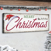 Vintage Merry Christmas Sign IV