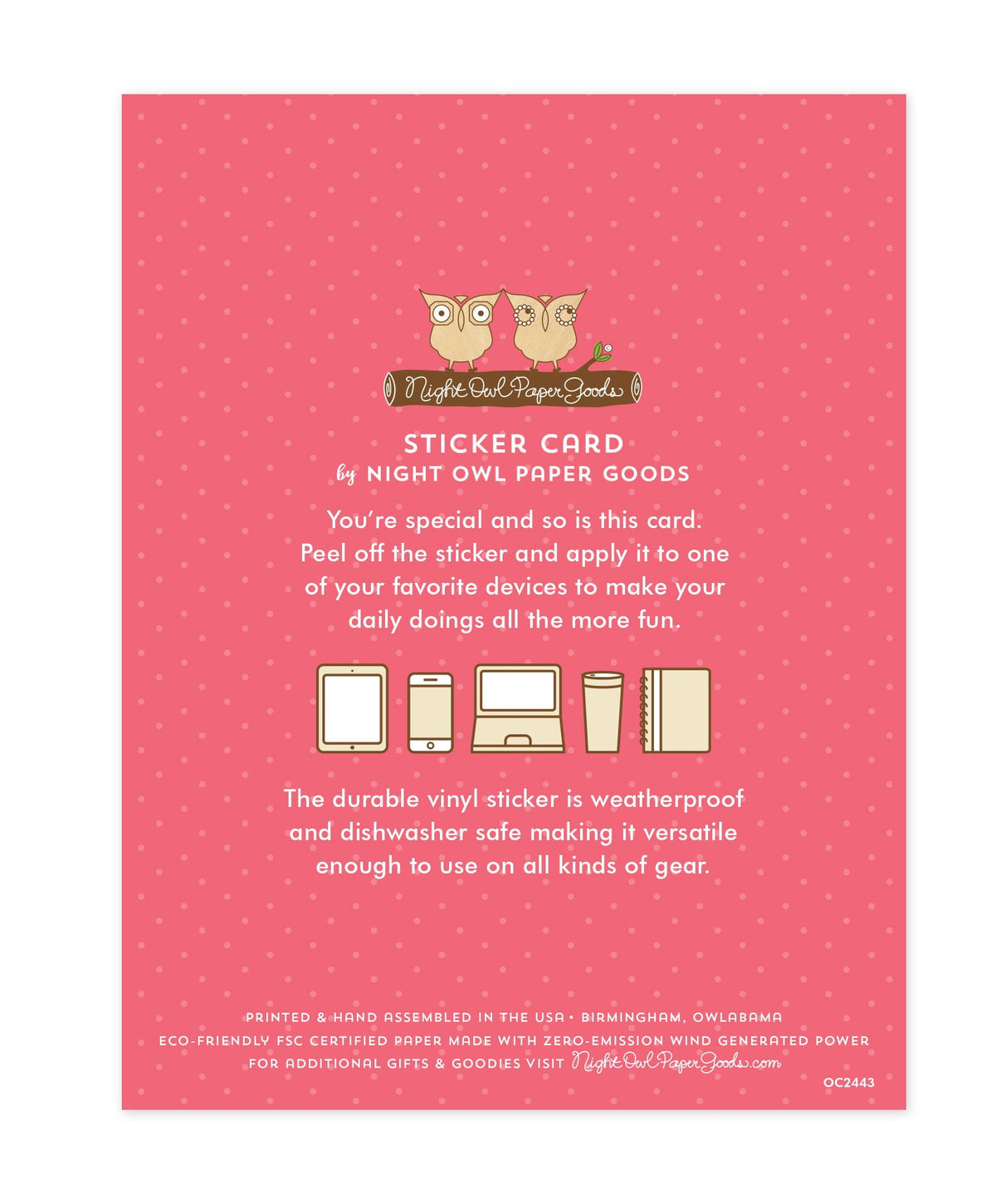 This Much Heart Sticker Valentine's Day Card