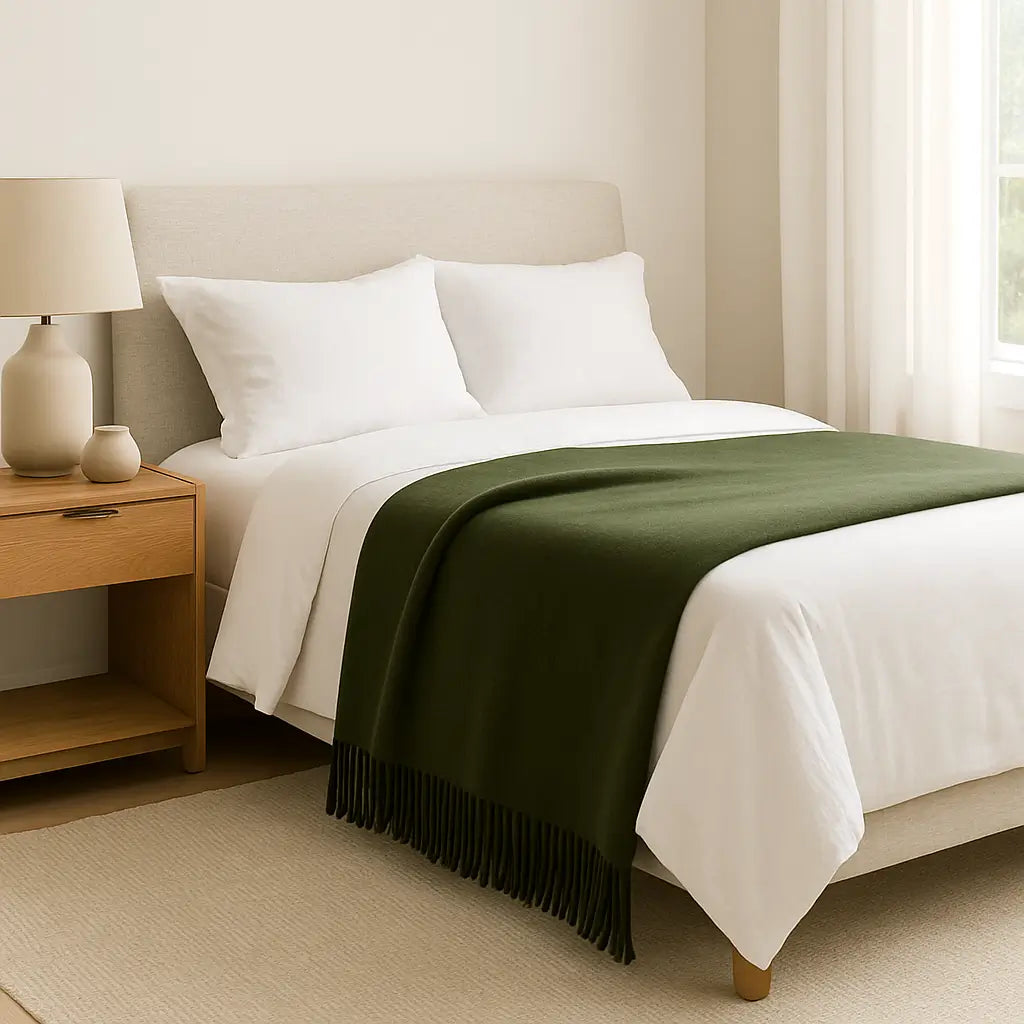 Cashmere Throw Blanket - 55"x74"