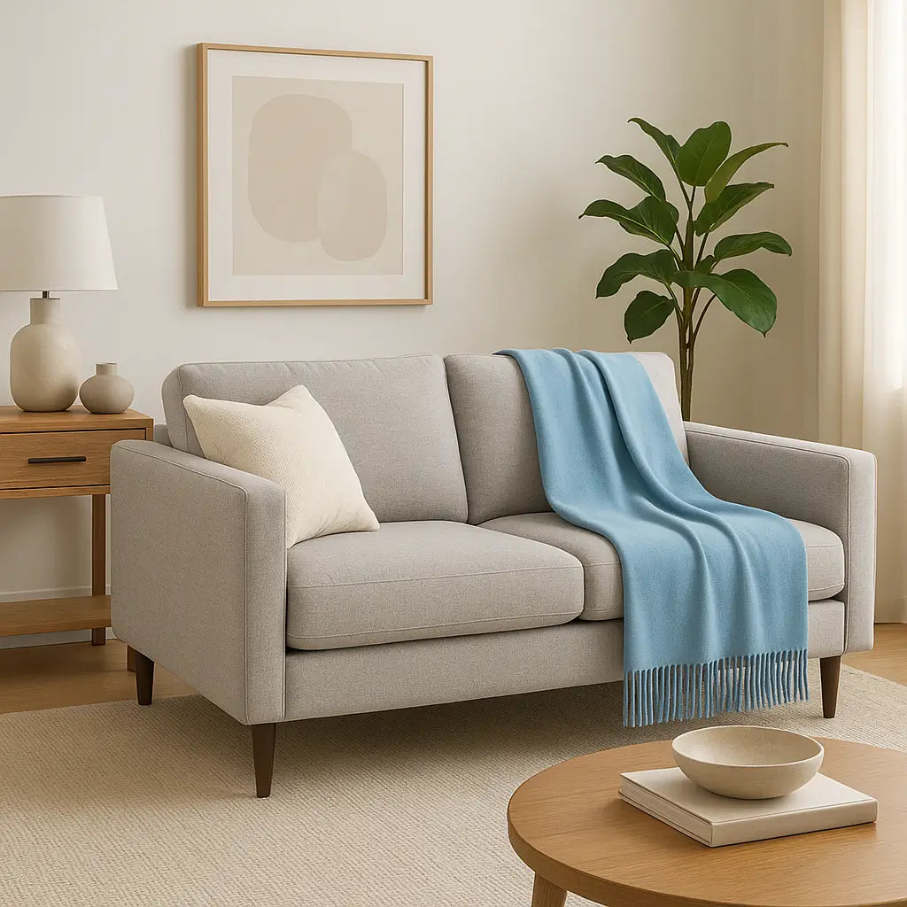 Cashmere Throw Blanket - 55"x74"