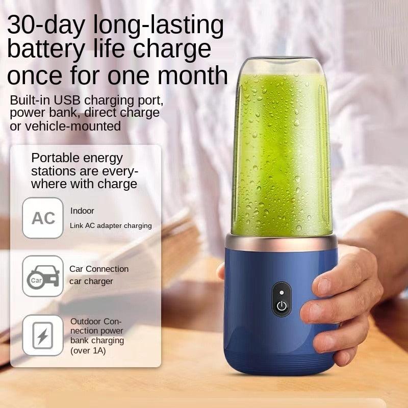 Portable Electric Juicer Blender 300ml