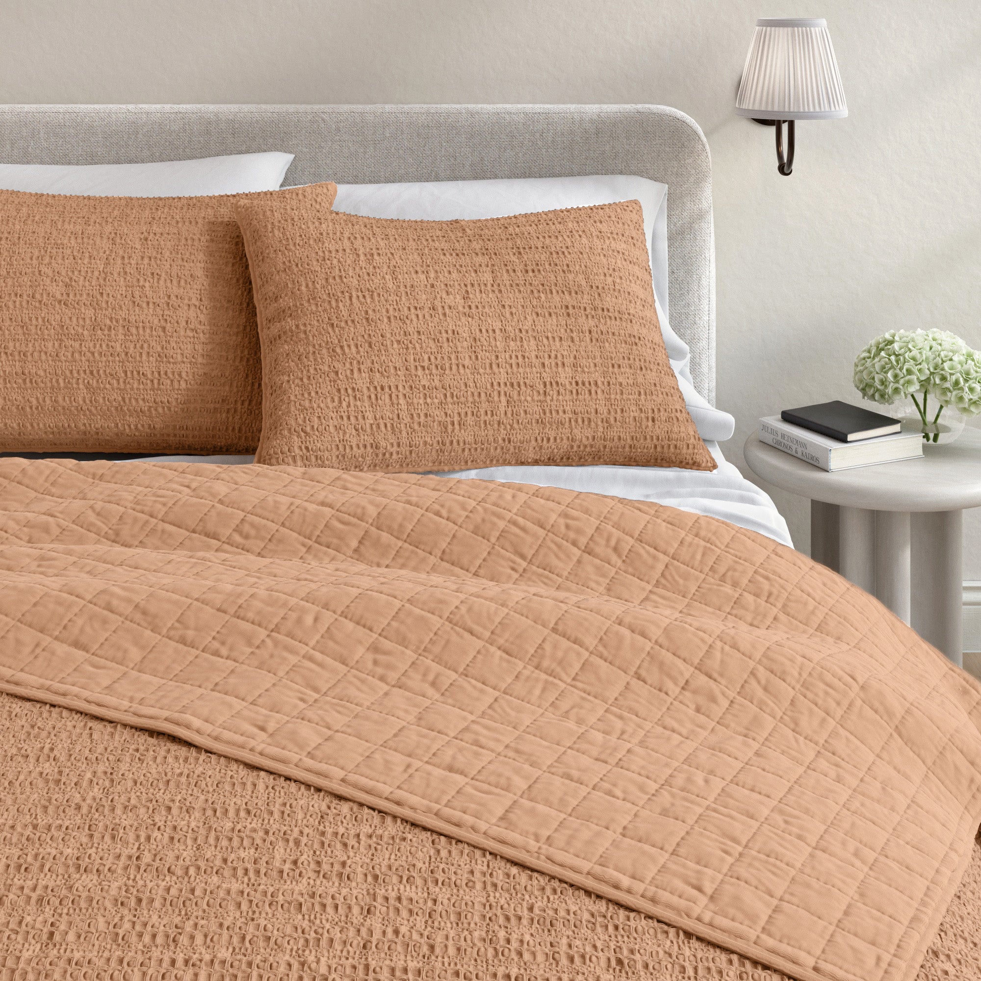 100% Cotton Honeycomb Quilt Set - Genevieve Collection