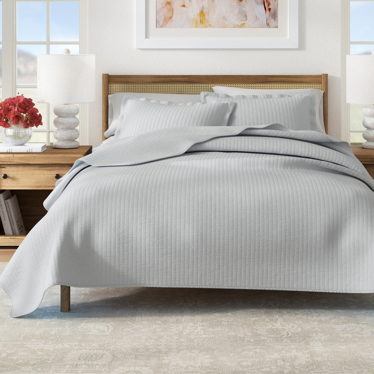 3-Piece Solid Quilt - Alicia Collection