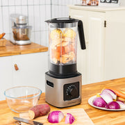 1500W 5-Speed Countertop Smoothie Blender - Silver