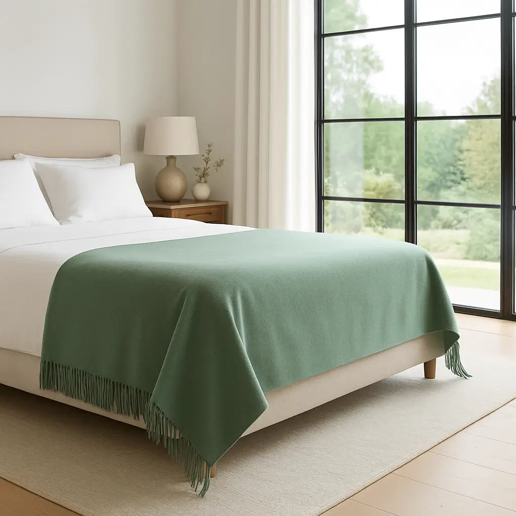 Cashmere Throw Blanket - 55"x74"