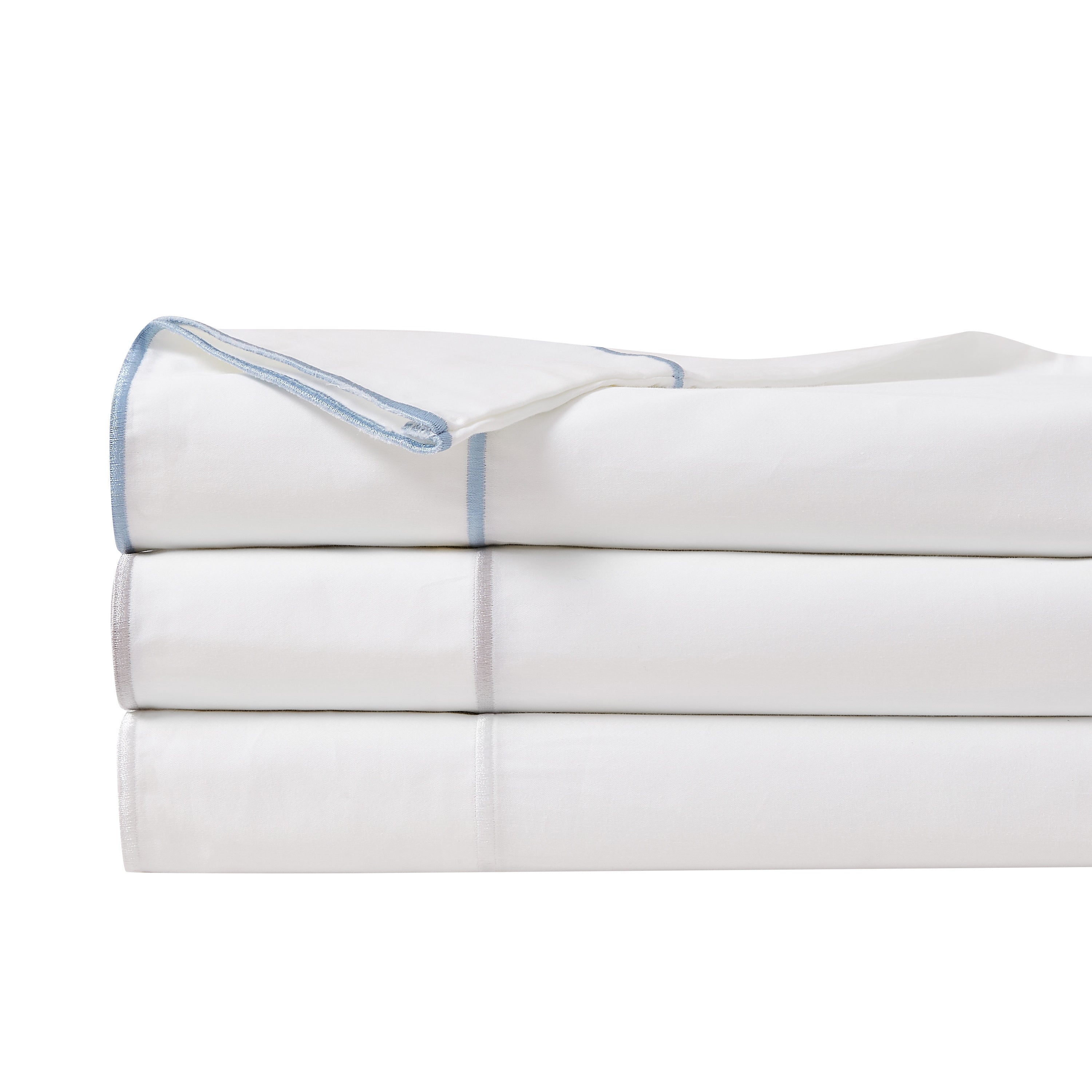 Framed Sateen Embroidered Cotton Duvet Set