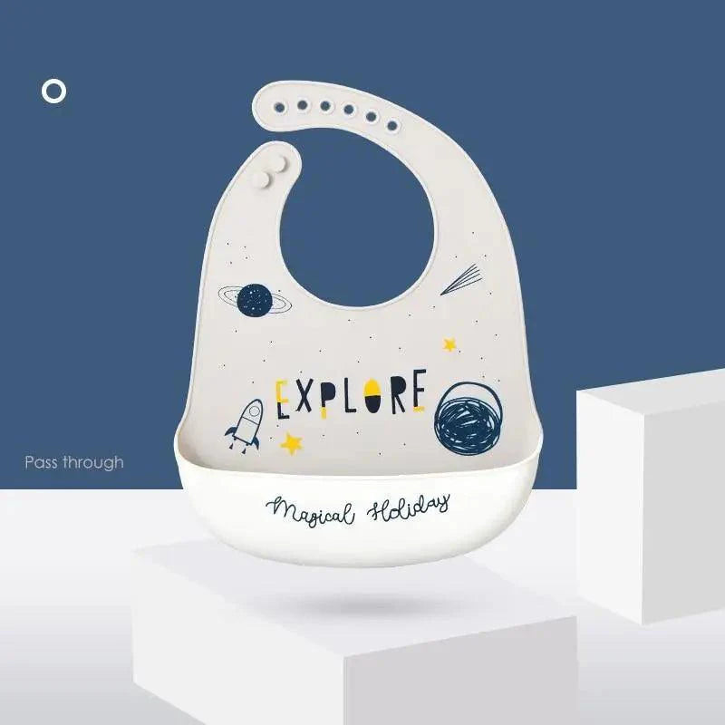 Stevvex Baby Silicone Bibs
