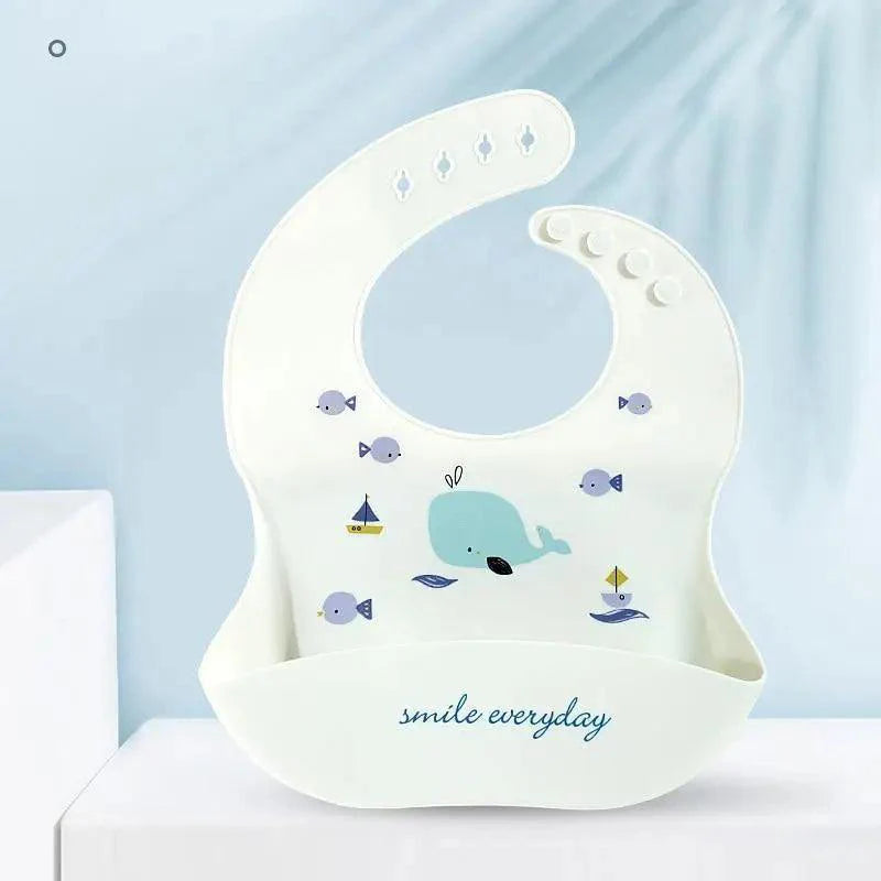 Stevvex Baby Silicone Bibs