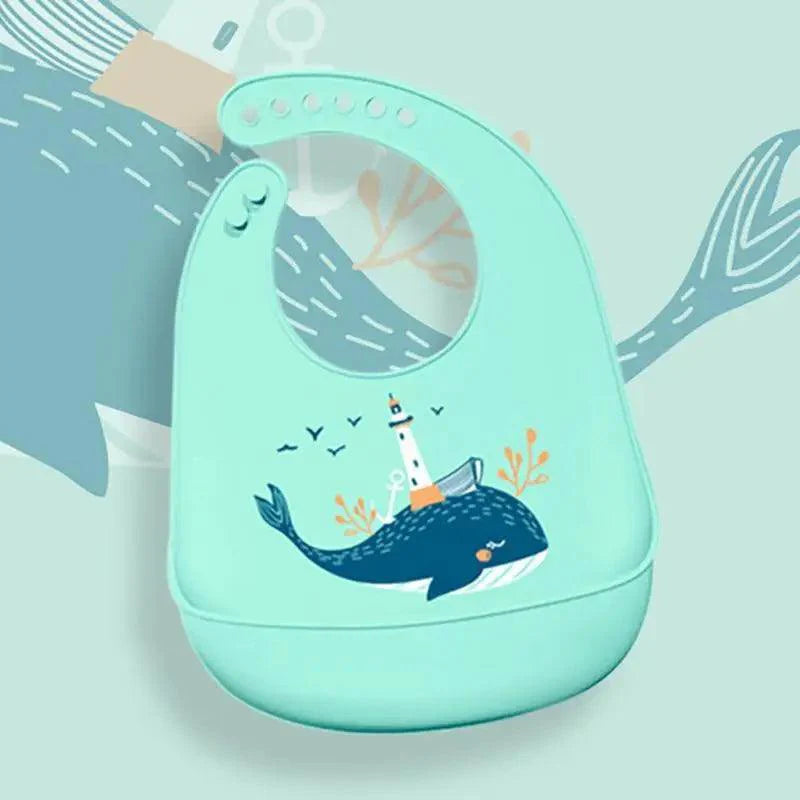 Stevvex Baby Silicone Bibs