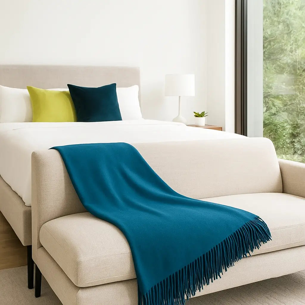 Cashmere Throw Blanket - 55"x74"