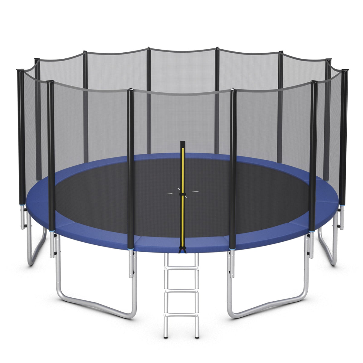 Outdoor Trampoline Bounce Combo with Safety Closure Net Ladder