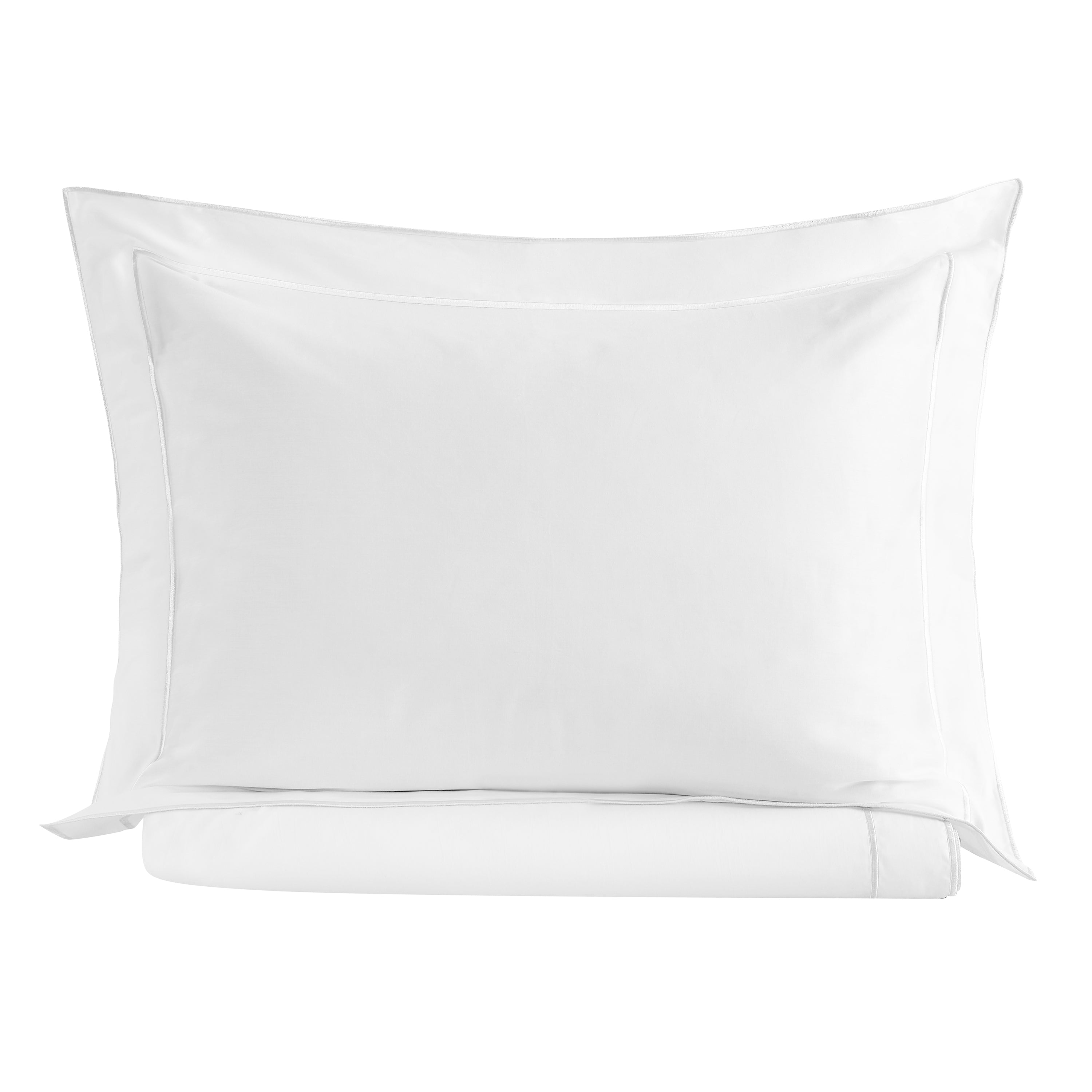 Framed Sateen Embroidered Cotton Duvet Set