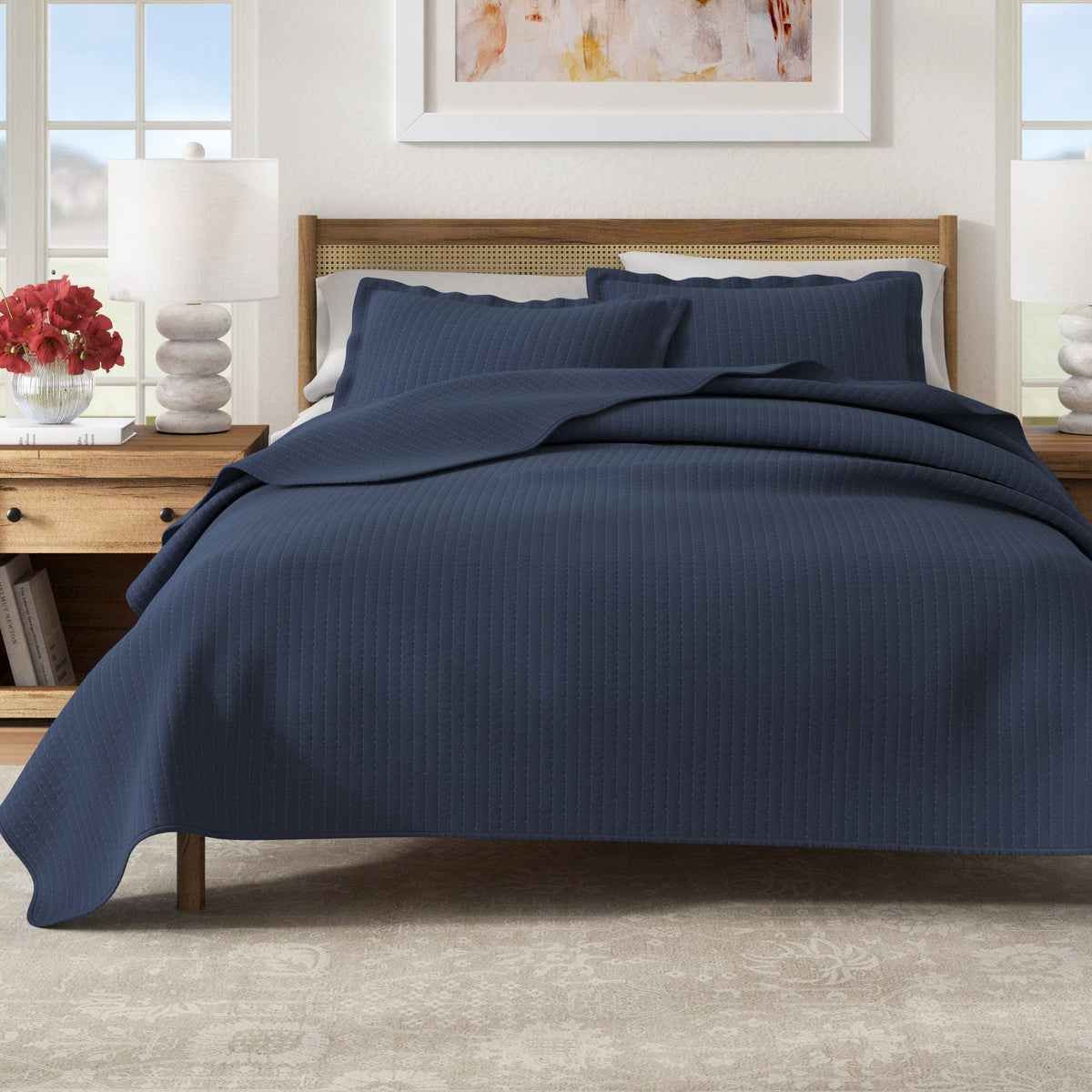3-Piece Solid Quilt - Alicia Collection